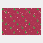 Whimsical-kerstboom Inpakpapier Vel (Voorkant)
