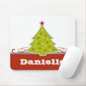 Whimsical-kerstboom Mousepad Muismat (Met muis)