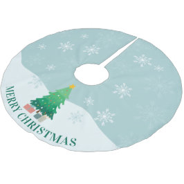 Whimsical-kerstboom Snow Merry kerst Kerstboom Rok