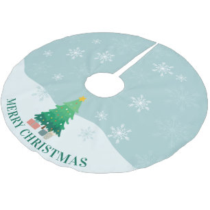 Whimsical-kerstboom Snow Merry kerst Kerstboom Rok