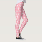 Whimsical-kerstboom Snowflake Pink White Leggings (Rechts)