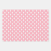 Whimsical-kerstboom Star Pink White Inpakpapier Vel (Voorkant 2)