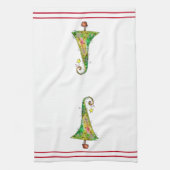 Whimsical-kerstboom Theedoek (Verticaal)