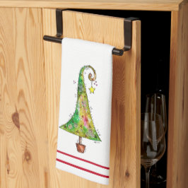 Whimsical-kerstboom Theedoek