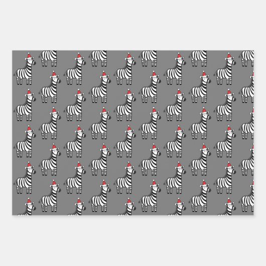 Whimsical-kerstdierentuin Inpakpapier Vel (Voorkant 2)