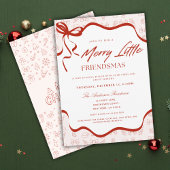 Whimsical Kerstfeest met Vrienden Kaart