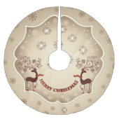  Whimsical-kerstfeestdag in het donker Kerstboom Rok (Voorkant)