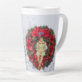 Whimsical -kerstfeestdag latte mok (Rechterhoek)