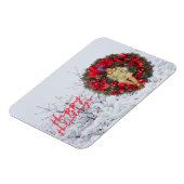 Whimsical -kerstfeestdag magneet (Linkerzijde)