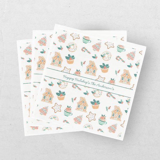 Whimsical Kerstfeestje Servet