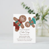 Whimsical-kerstfeestmaal Cookie Swap Kaart (Staand voorkant)