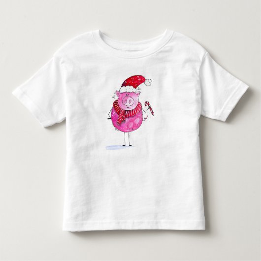 Whimsical-kerstfoto Kinder Shirts (Voorkant)