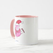 Whimsical-kerstfoto Mok (Voorkant links)