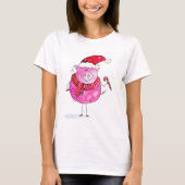 Whimsical-kerstfoto T-shirt (Voorkant)