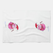 Whimsical-kerstfoto Theedoek (Horizontaal)