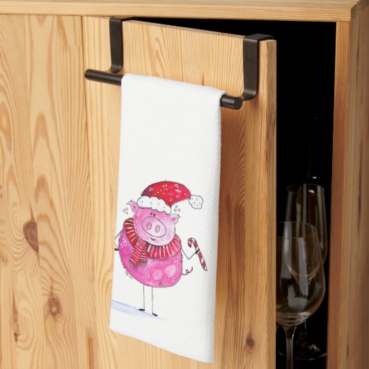 Whimsical-kerstfoto Theedoek (Derde Gevouwen)