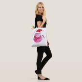 Whimsical-kerstfoto Tote Bag (Op model)