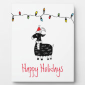 Whimsical-kerstgeit Fotoplaat (Voorkant)