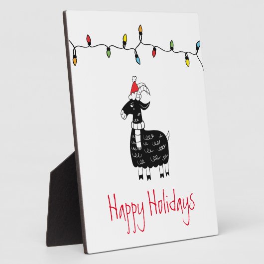 Whimsical-kerstgeit Fotoplaat (Zijkant)