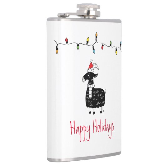 Whimsical-kerstgeit Heupfles (Rechts)