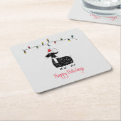 Whimsical-kerstgeit Kartonnen Onderzetters (Schuin)