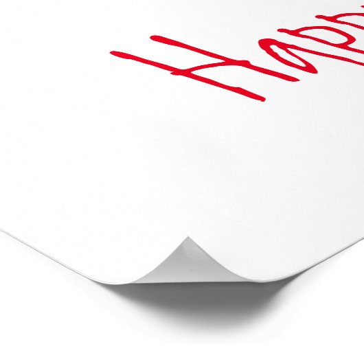 Whimsical-kerstgeit Poster (Hoek)