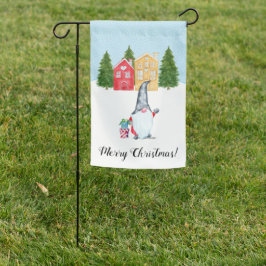Whimsical Kerstgnome Tuinvlag