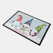 Whimsical Kerstgnomen Deurmat (Schuin)