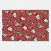 Whimsical Kerstgnomen Inpakpapier Vel (Voorkant 2)