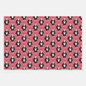 Whimsical KerstGorillas Inpakpapier Vel (Voorkant 3)