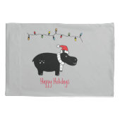 Whimsical Kersthippo Kussensloop (Achterkant)