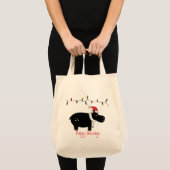 Whimsical Kersthippo Tote Bag (Voorkant (product))