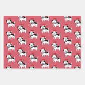 Whimsical-kersthonden Inpakpapier Vel (Voorkant 3)