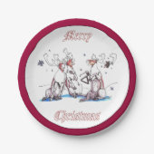 Whimsical Kersting Cariou Serving Papieren Bordje (Voorkant)