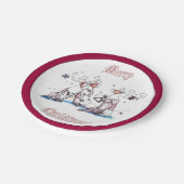 Whimsical Kersting Cariou Serving Papieren Bordje (Gekanteld)