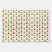 Whimsical-kerstkat Inpakpapier Vel (Voorkant 3)