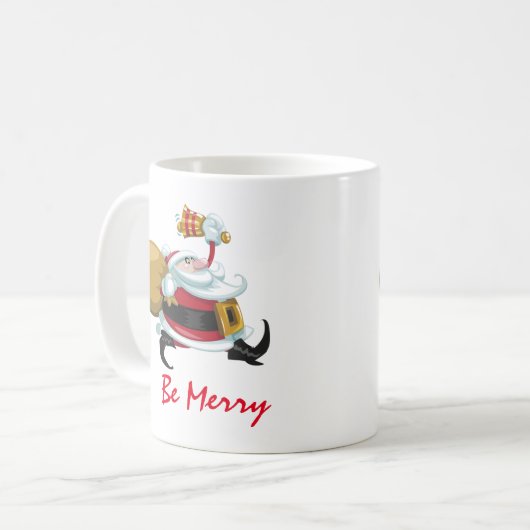 Whimsical Kerstkerst Koffiemok (Voorkant links)