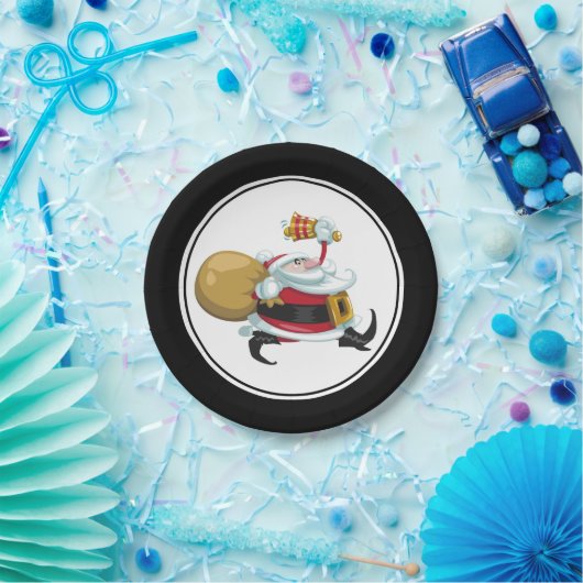 Whimsical Kerstkerst Papieren Bordje (Feest)