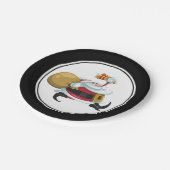 Whimsical Kerstkerst Papieren Bordje (Gekanteld)