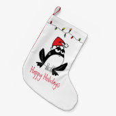 Whimsical Kerstkikker Kleine Kerstsok (Voorkant (Hangend))