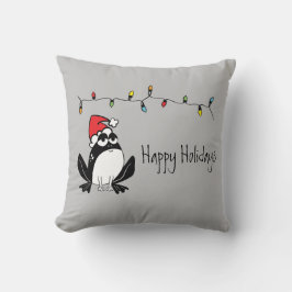 Whimsical Kerstkikker Kussen