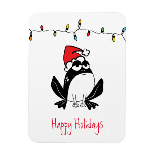 Whimsical Kerstkikker Magneet