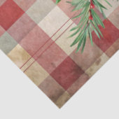 Whimsical Kerstmis bellen decoupage papier rood (Detail)