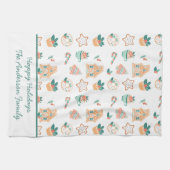 Whimsical Kerstmis feestje Theedoek (Horizontaal)