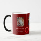Whimsical Kerstmis Gemberkat Magische Mok (Links)
