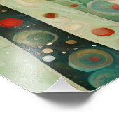 Whimsical Kerstmis Kardinaal Rode Vogel Foto Afdruk (Hoek)