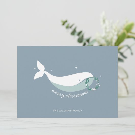 Whimsical Kerstmis met kerstmis-feestdag Kaart (Staand voorkant)