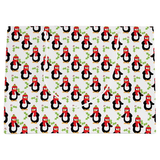 Whimsical-kerstpinguïns grote cadeautas (Voorkant)