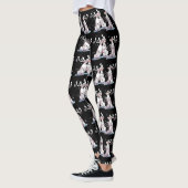 Whimsical KerstSinging Carriou Ontworpen Leggings (Links)