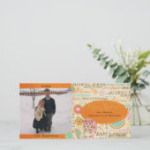 Whimsical Kerstvakantie fotokaart Feestdagenkaart (Staand voorkant)